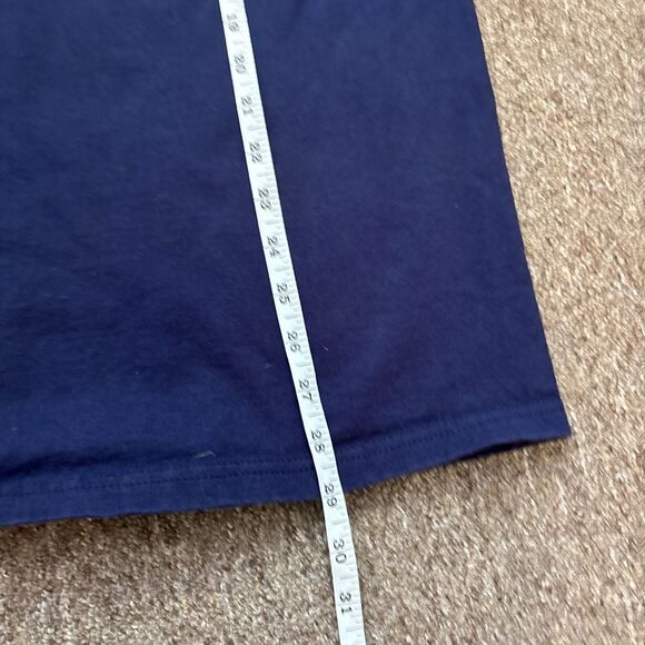 Vintage 2020 Sport 90s University Of Notre Dame Fightin Irish Blue M Shirt - Picture 3 of 7